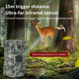 4G Full HD Battery Trail Hunting Camera with Two-way Voice Intercom Night Vision Infrared Scouting For Outdoor Wildlife