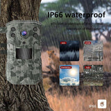 4G Full HD Battery Trail Hunting Camera with Two-way Voice Intercom Night Vision Infrared Scouting For Outdoor Wildlife