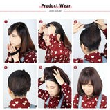 12 Inch Short Bob Wig With Bangs for Women Synthetic Bob Wigs Black Pink Purple Wig for Party Daily Use Shoulder Length