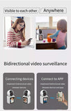 2MP Full HD WIFI Video Calling PT Camera with one-click call anthropomorphic detection by Mobile APP