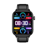 ECG AI medical diagnosis + Bluetooth call  with SOS emergency call  smart watch —— Blue skin version