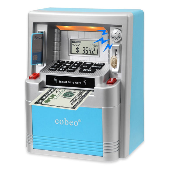 Smart Childhood Education & Electronic Deposit 2 in 1 functional Simulation ATM Cash Deposit Machine-1