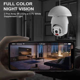 IR Light Version PTZ WIFI IP Camera with E27 Power Socket AI Human Detect IR Network Surveillance Auto Tracking Free Mobile APP